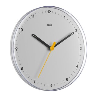Foto 7 | Foto 7 | Reloj de Pared Braun Classic Bc26w de 23 Cm de Diámetro Color Blanco - Venta Internacional
