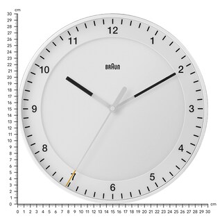 Foto 5 | Foto 5 | Reloj de Pared Braun Bc17w Diseño Silencioso Mango de Barrido Blanco - Venta Internacional