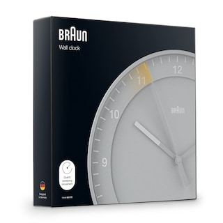 Foto 7 | Foto 7 | Reloj de Pared Braun Classic Analógico Grande Silencioso 30 Cm color Gris - Venta Internacional