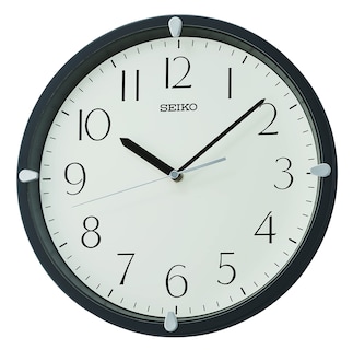 Foto 1 | Foto 1 | Reloj De Pared Seiko Kuota Negro Mate De 30 Cm Con Movimiento De Cuarzo - Venta Internacional