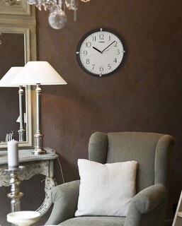 Foto 2 | Foto 2 | Reloj De Pared Seiko Kuota Negro Mate De 30 Cm Con Movimiento De Cuarzo - Venta Internacional