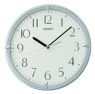 Foto 1 | Foto 1 | Reloj De Pared Seiko Kuota Plateado De 30 Cm De Diámetro - Venta Internacional