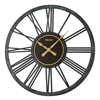 Foto 1 | Foto 1 | Reloj de Pared Seiko Bennett Antique Black Farmhouse Industrial - Venta Internacional