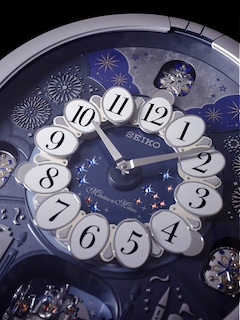 Foto 5 | Foto 5 | Reloj De Pared Seiko Melodies In Motion Glittering Starry Night - Venta Internacional.