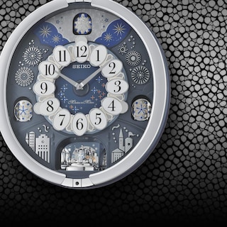 Foto 6 | Foto 6 | Reloj De Pared Seiko Melodies In Motion Glittering Starry Night - Venta Internacional.