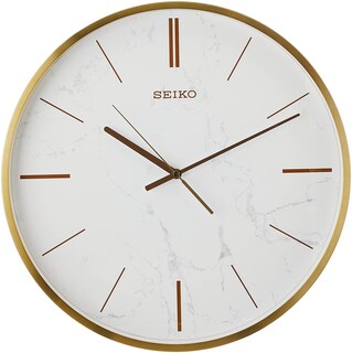 Foto 2 | Foto 2 | Reloj de Pared Seiko Efecto Mármol Blanco 16 cm - Venta Internacional