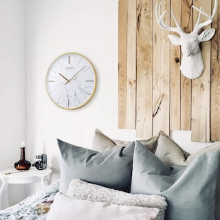 Foto 4 | Foto 4 | Reloj de Pared Seiko Efecto Mármol Blanco 16 cm - Venta Internacional