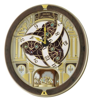 Foto 2 | Foto 2 | Reloj De Pared Seiko Melodies In Motion Golden Chandelier - Venta Internacional.