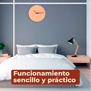 Foto 6 | Foto 6 | Reloj De Pared Vintage Silencioso Café