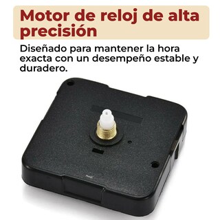 Foto 5 | Foto 5 | Mecanismo Para Reloj De Pared Silencioso Con Movimiento De Cuarzo