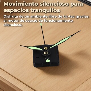 Foto 6 | Foto 6 | Mecanismo Para Reloj De Pared Silencioso Con Movimiento De Cuarzo