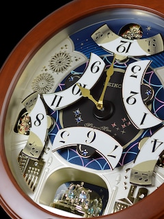 Foto 5 | Foto 5 | Reloj De Pared Seiko Melodies In Motion Bright Starry Night - Venta Internacional.