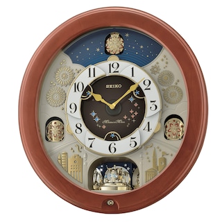 Foto 6 | Foto 6 | Reloj De Pared Seiko Melodies In Motion Bright Starry Night - Venta Internacional.