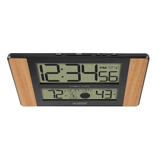 Foto 4 | Foto 4 | Reloj Digital Atómico La Crosse Technology Madera De Roble - Venta Internacional.