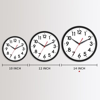 Foto 3 | Foto 3 | Reloj De Pared Akcisot De 35 Cm Silencioso No Hace Tictac Funciona Con Pilas - Venta Internacional.