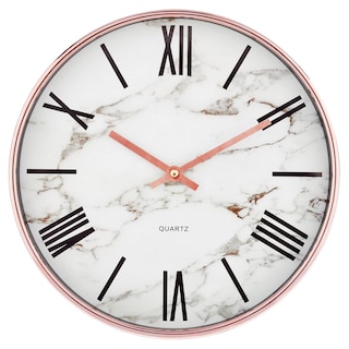 Foto 7 | Foto 7 | Reloj De Pared Mdesign Moderno Y Elegante De 29 21 Cm Con Marco De Oro Rosa - Venta Internacional.