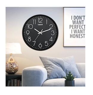Foto 5 | Foto 5 | Reloj De Pared Digital Decoracion Pared Moderno Cuarzo 30cm Negro