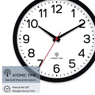 Foto 4 | Foto 4 | Reloj De Pared Akcisot Atomic 30 Cm Analógico Para Cocina Interior - Venta Internacional.