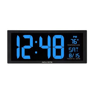 Foto 1 | Foto 1 | Reloj Led Acurite 75152m Con Temperatura Y Fecha De 14.5 Pulgadas - Venta Internacional.