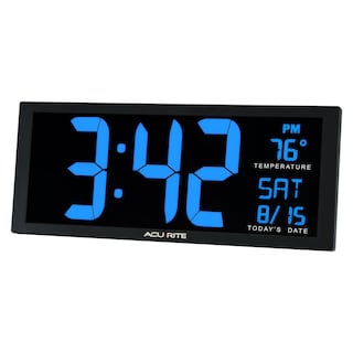 Foto 2 | Foto 2 | Reloj Led Acurite 75152m Con Temperatura Y Fecha De 14.5 Pulgadas - Venta Internacional.