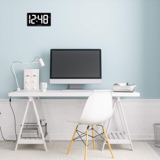 Foto 6 | Foto 6 | Reloj Digital Led Acurite 75114m De 25 Cm Con Atenuación Automática  Color Blanco - Venta Internacional.
