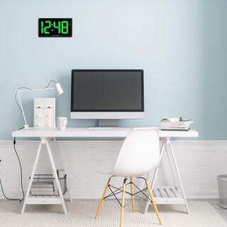 Foto 6 | Foto 6 | Reloj Digital Acurite 75112m Led De 10 Pulgadas Con Atenuación Automática  Verde - Venta Internacional.