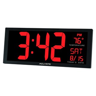 Foto 5 | Foto 5 | Reloj De Pared Acurite 14 5 Led Digital Grande Con Fecha Y Temperatura - Venta Internacional.