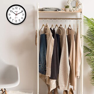 Foto 6 | Foto 6 | Reloj De Pared Sharp Black De 35 Cm  Silencioso  No Hace Tictac  De Cuarzo - Venta Internacional.