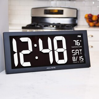 Foto 3 | Foto 3 | Reloj Digital Acurite 75159m Led Blanco Grande De 14 5 Pulgadas - Venta Internacional.