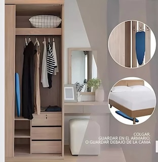 Foto 3 | Foto 3 | Burro De Planchar Belug Plegable Multifuncional Azul