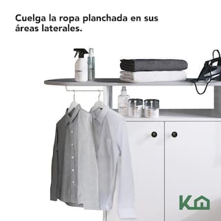Foto 4 | Foto 4 | Mueble Organizador Rack 2 Puertas Planchado Ropa Tabla 86 Cm