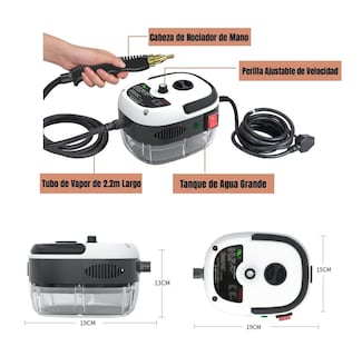 Foto 3 | Foto 3 | Limpiador a Vapor Portátil Belug de Alta Temperatura 250 color Blanco con Negro