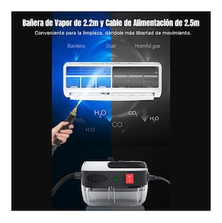 Foto 5 | Foto 5 | Limpiador a Vapor Portátil Belug de Alta Temperatura 250 color Blanco con Negro