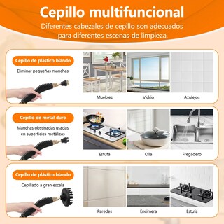 Foto 2 | Foto 2 | Limpiador de Vapor Presurizado de Alta Temperatura Eo Safe Imports Esi-6925-1 Transparente