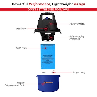 Foto 5 | Foto 5 | Aspirador Koblenz Wd-2.5 L Portátil 2,5 Hp - Venta Internacional