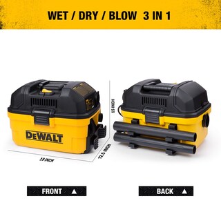 Foto 5 | Foto 5 | Aspiradora Portátil Para Productos Húmedos Y Secos Dewalt Dxv04t 15,14 L/4 Galones, Amarilla - Venta Internacional.