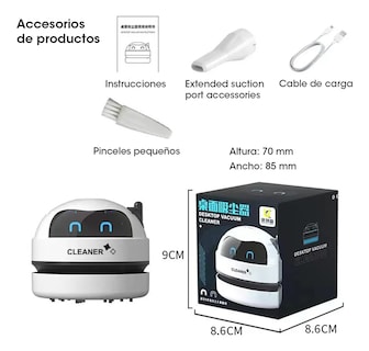 Foto 5 | Foto 5 | Mini Aspiradora Usb Inalámbrica – Potencia Portátil Para Tu Escritorio