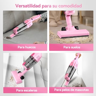 Foto 6 | Foto 6 | Aspirador Inse Con Cable Ultraligero Sin Bolsa 1 2 L Rosa