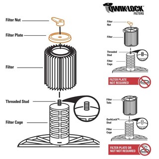 Foto 2 | Foto 2 | Tuerca Y Placa De Filtro Para Aspiradora Húmeda Y Seca Ridgid Vt2565 - Venta Internacional.
