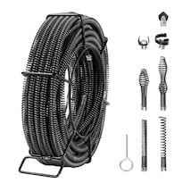 Cable De Limpieza De Desagües Vevor De 20 M X 16 Mm Con 7 Cortadores Para 2 A 10 Cm - Venta Internacional.