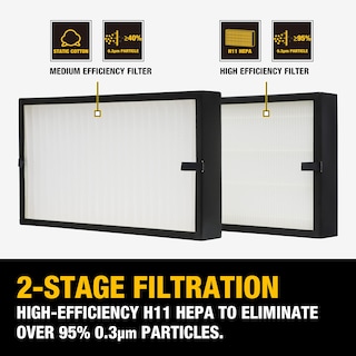 Foto 3 | Foto 3 | Sistema De Filtración De Aire Dewalt Dwxaf101 De 3 Velocidades Para Carpintería - Venta Internacional.