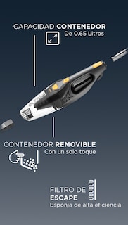 Foto 7 | Foto 7 | Aspiradora Vertical Ergonomica Eureka Est2a2bb 3 En 1