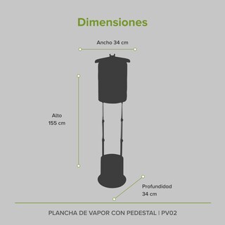 Foto 4 | Foto 4 | Plancha Vertical de Vapor con Pedestal Avera Pv02p