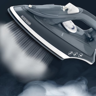 Foto 2 | Foto 2 | Plancha de Vapor Black+Decker IRBD300 color Azul Antiadherente