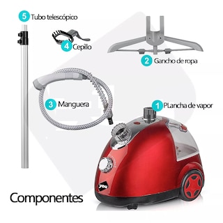Foto 2 | Foto 2 | Plancha De Vapor Vertical Profesional Vaporizador Tela Ropa Eo Safe Imports Esi-11617 Rojo