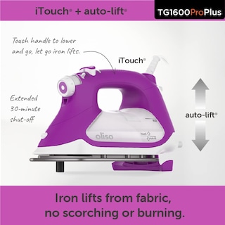 Foto 2 | Foto 2 | Plancha Iron Oliso Tg1600 Pro Plus 1800 W Smart con Elevación Automática Morada - Venta Internacional