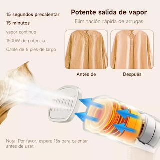 Foto 3 | Foto 3 | ''vaporizador Plancha Lab.g De Vapor Vertical Y Portátil Para Ropa Blanca Con Gold''