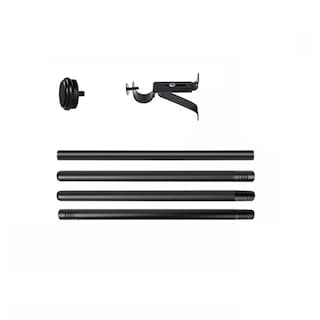 Foto 1 | Foto 1 | Cortineros De Metal Ajustable Barra De Cortina Eo Safe Imports Esi-15585 Negro