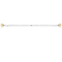 Cortineros De Metal Barra De Cortina Ajustable Eo Safe Imports Esi-20476 Plateado