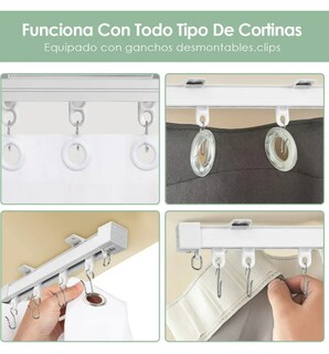Foto 3 | Foto 3 | Xtellar Cortinero Ajustable De Lujo Para Techo De 0.8-2.1m - Elegancia Y Funcionalidad Premium Creada Para Exigentes